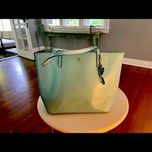 Large Kate Spade Tote - Fountain Blue